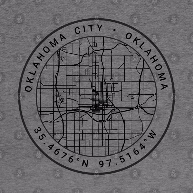 Oklahoma City Map by Ryan-Cox